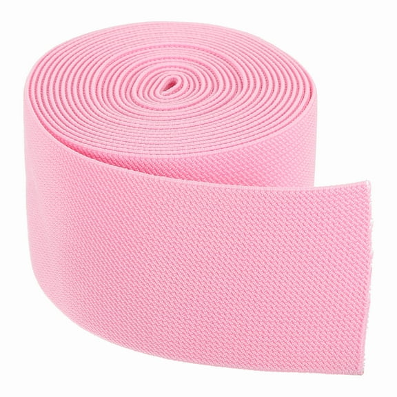 Elastic Bands for Sewing 3 Inch x 5 Yards Pink Knit Elastic Spool