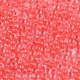 thumbnail image 2 of 8/0 Glass Seed Beads Transparent Inside Colours Luster Round Hole Round Pale Violet Red 8/0 3~4x2~3mm Hole: 0.8mm about 15000pcs/bag, 2 of 5