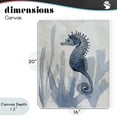 thumbnail image 4 of Stupell Industries Coastal Organic Seaweed & Seahorse Canvas Art, 16 x 20, by Susan Jill, 4 of 8