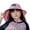 Pink, variant on Kids Solar Fan Hat with Wide Brim UPF 50+ Sun for Outdoor Adventures Lightweight Adjustable Breathable Design Boys Girls Ages 3-12 Hat for Kids Toddler Children