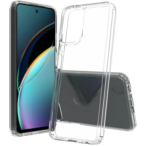 Clear Case for Motorola Moto G Power 5G 2024, Aquaflex Semi-Flexible TPU [Shock Absorbing] Transparent Phone Cover