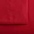thumbnail image 3 of Serta Simply Clean 3-Piece Antimicrobial Solid Bed Sheet Set, Twin-XL, Red, 3 of 10
