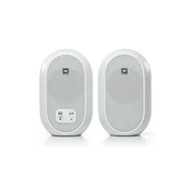 JBL Professional 1 Series 104-BT Compact Desktop Reference Monitors with Bluetooth, White, Sold as Pair, 4.5-inch Speaker