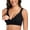 Black, variant on Exerin Women's Plus Size Front Closure Minimizer Bras Wireless Non Padded Comfort Back Support Bra(38C,Beige)