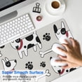 thumbnail image 4 of Long Mouse Pads for Desk,Bulldog Dog Desk Mats on Top Of Desks, Desk Mouse Pad Extra Large with 3mm Non-Slip Base and Stitched Edge for Gaming,Office,Work,Home 31.5"x11.8", 4 of 6