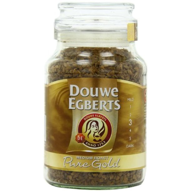 Douwe Egberts Pure Gold Instant Coffee, Medium Roast, 7.05Ounce, 200G