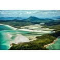 thumbnail image 3 of Malvin, Larry 14x11 Black Modern Framed Museum Art Print Titled - Whitsunday Island I, 3 of 5