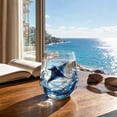 thumbnail image 5 of BiFandian Artisanal Ocean Animals Glassware, Stemless Handcrafted Marine Design Drinking Glass, Coastal Home Decor for Beach House, Kitchen Bar, Oceanside Living Gift, 5 of 7