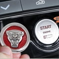 thumbnail image 4 of Button Start Center Control Switch Knob Head Decorative Sequin Cap Cover Decal Trim fit for Jaguar XFL XE XEL XJ XJL F-PACE F-Type, 4 of 5