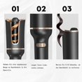 thumbnail image 4 of Shiny Waves Hair Styler, Dual Voltage Professional Curling Wand for Effortless Curls, Ceramic Plate Technology for Damage-Free Styling, 4 of 5
