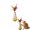 White, variant on Qocolcyl Wood Base Feather Cat Tumbler Toy, Weighted Wobble Interactive Kitten Teaser With Replaceable Feather, Simulation Hunting Indoor Anxiety Relief Play Toy For All Cats Small Dogs