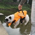 thumbnail image 4 of Chaleco salvavidas para perros Yinane Naranja S, 4 of 7