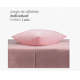 thumbnail image 4 of Juego De Sabanas Individual 2,800 Hilos color rosa, 4 of 4