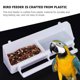 thumbnail image 3 of unbranded Comedero Plástico Para Loros Y Cockatiels Con Antivuelco Para Jaulas, 3 of 6