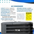 thumbnail image 4 of ACiQ 2.5 Ton 13.4 SEER2 96% 80000 BTU Propane Gas Furnace & Air Conditioner System - R32, Single Stage, Horizontal | Central Split, Evaporator Cased Coil, AC/Heating Unit, 4 of 9