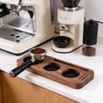 thumbnail image 4 of IROINID Decorations for Home Tables,Modern Room Decorations,Tamping StationSapele Coffee Bar Organizer with Non Mat Multi-Slot for Counter Holds TamperDistributorBasket, 4 of 5