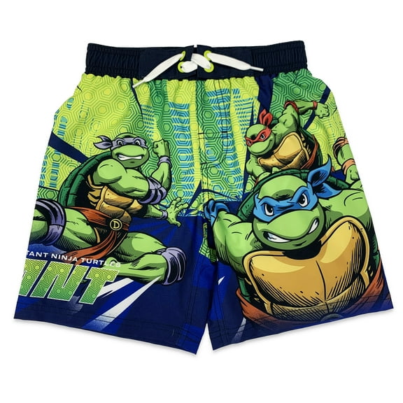 Teenage Mutant Ninja Turtles Boy's Swim Boardshorts, Size 10/12