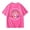 1-Pink27, variant on Kiijoy Girls Anti-Bullying Short Sleeve T-Shirt "Be Kind" Summer Casual Tshirt, Sizes 3-14