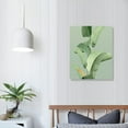 thumbnail image 3 of JEUXUS Tropical Plants Canvas Wall Art for Bedroom INS Style Green Banana Palm Leaves Canvas Prints Wall Decor for Home Decorations Wall Paintings Framed Ready to Hang 16x20 inch, 3 of 4