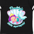 thumbnail image 4 of Inktastic Daddy's Little Mermaid Girls Toddler T-Shirt, 4 of 5