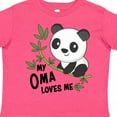 thumbnail image 4 of Inktastic My Oma Loves Me- Cute Panda Boys or Girls Toddler T-Shirt, 4 of 5