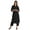 Black, variant on Moomaya Solid Pintuck Blouses For Women Indian Ethnic Kurti Casual Cotton Kurta