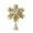 A, variant on InsCrazy Christmas Gold Snowflake Tree Topper 13in/33cm Snowflake Shape Xmas Tree Top Ornaments Christmas Decorations Indoor Home Decor Party Supplies