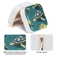 thumbnail image 5 of Sea Turtle Portable Square Jewelry Box Organizer for Rings Earrings Necklaces Bracelets Travel Girls Women, 5 of 7
