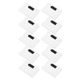 thumbnail image 5 of 10 Uds RFID funda de bloqueo antidesmagnetización antirrobo compacto protector de tarjeta NFC inteligente para viajes blanco, 5 of 5