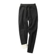 thumbnail image 2 of AILIYIL Women'S Fleece And Thick Winter Sports Pants Women'S Fleece Warm Casual Pants (Black,L), 2 of 5