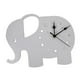 thumbnail image 1 of Cateissary Gato Reloj de pared Luminoso Decorativo No hace tictac Relojes Hotel Decoración de la pared del hogar Decoración del hogar Gris, 1 of 1