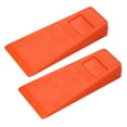 thumbnail image 1 of Labymos 2Pcs 14cm Orange Plastic Felling Wedge Felled Chock Tree Cutting Wedge Spiked Wedge Woodcutting, 1 of 8