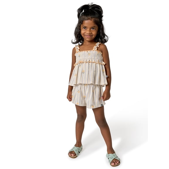 Modern Moments by Gerber Toddler Girl Smocked Outfit Set, 2-Piece, Sizes 12 Months - 5T