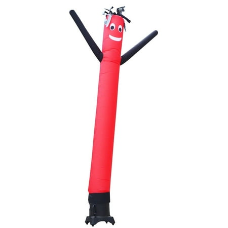 LookOurWay Air Dancers Inflatable Tube Man Attachment, 10-Feet, (No Blower) Red with Black Arms
