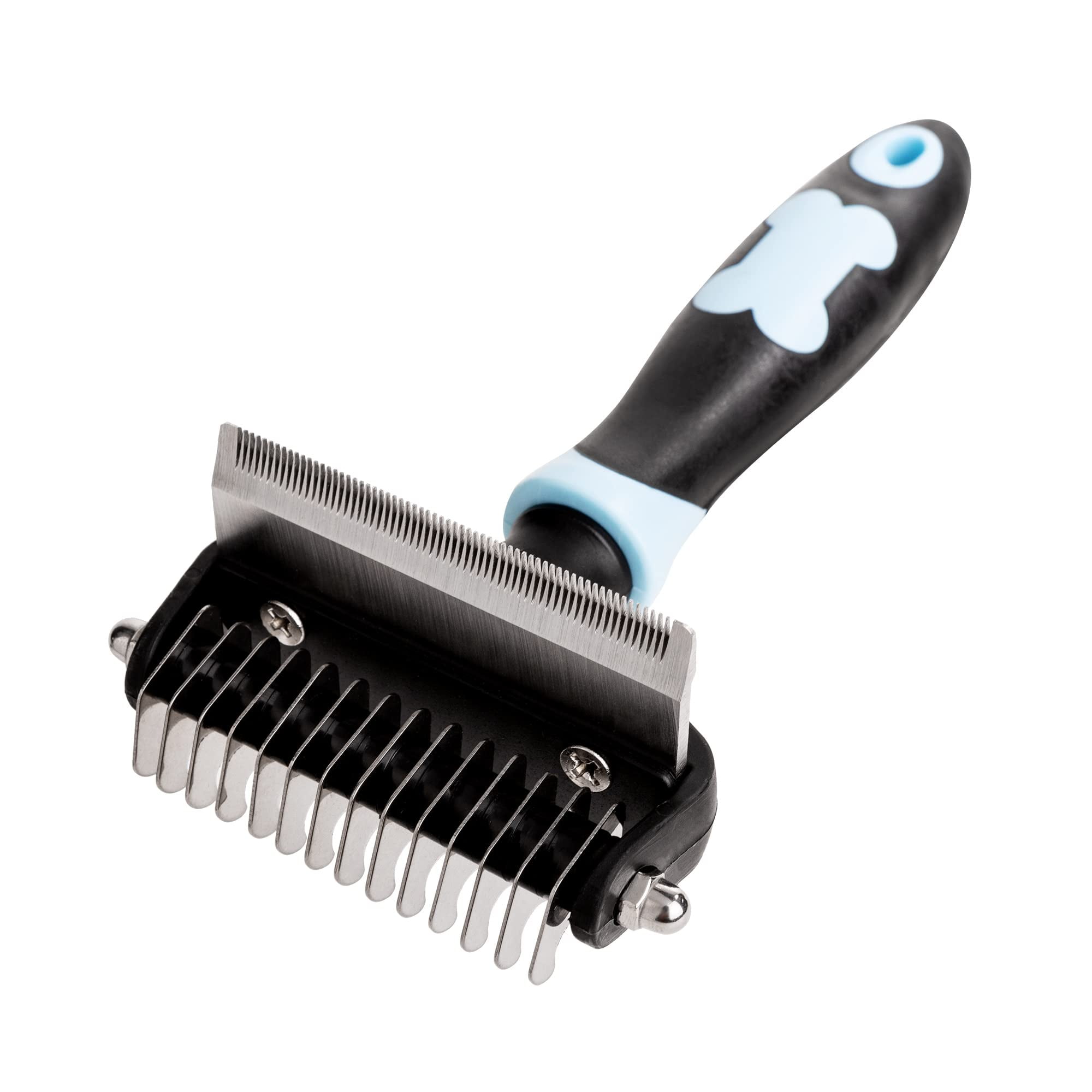 HATELI Self Cleaning Pet Slicker Brush Grooming Hair Deshedding Brush