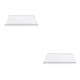 thumbnail image 1 of Billuyoard Tabla de cortar transparente, bloque para cortar frutas y verduras, cocina, antideslizante, antiadherente, accesorio protector grueso 45*35cm 2Conjunto, 1 of 6