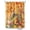 Orange, variant on Orange Checkered Fall Stall Shower Curtain, Waterproof Shower Curtains for Bathroom, Thanksgiving Pumpkins Wreath Washable Fabric Cloth Bath Curtain for Bathtub Decoration with Hooks 36x72 Inches