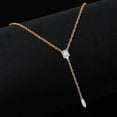 thumbnail image 3 of Lab Grown Diamond Lariat Pendant Necklace For Women | 1 Carat IGI Certified Pear Shape FG VS | 14K Rose Gold |Vanna Lariat Pendant FRIENDLY DIAMONDS, 3 of 6
