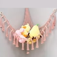 thumbnail image 1 of Stuffed Animal Hammock Plush Net Toy Macrame Boho Home Children Plush Livingroom Display Storage, 1 of 9