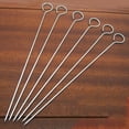 thumbnail image 4 of 8 Pcs Brochettes en Acier Inoxydable Brochettes de Grillade BBQ Extérieur, 4 of 8