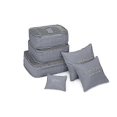 thumbnail image 1 of 6 Pcs/set Square Travel Luggage Storage Bags Clothes Organizer Pouch Case, 1 of 5