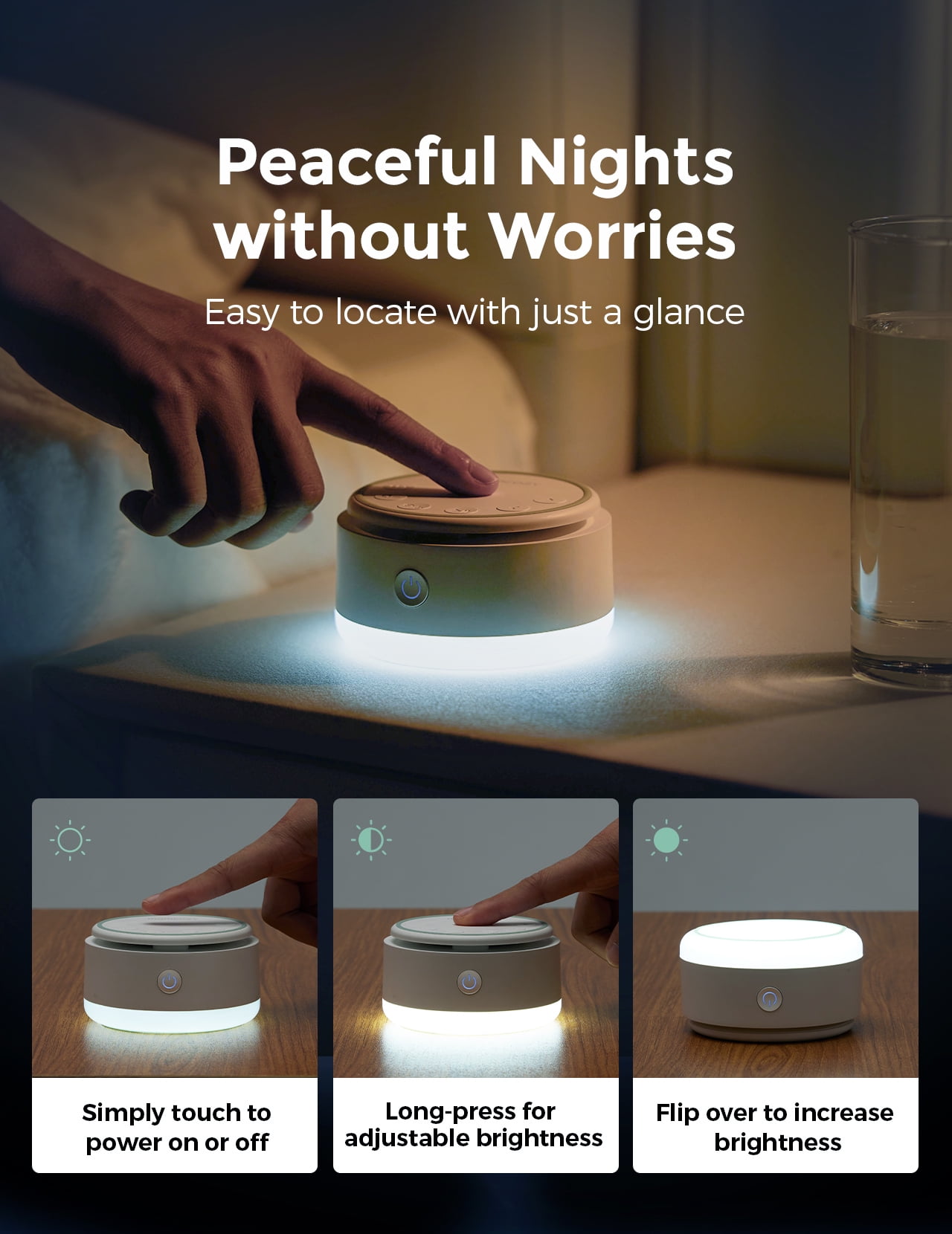Momcozy Sound Machine for Baby|Portable White Noise Sound Machine for Sleep Rechargeable|20 Sleep Sounds White Noise Machine with Nursery Night Light