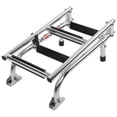 thumbnail image 3 of Boat Folding 4 Steps Ladder, Adjustable Pontoon Boarding Ladder Comfortable  for Yachts, 3 of 7