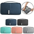 thumbnail image 2 of Travel Passport Holder Splash-proof Document Organizer Bag Passport Wallet, 2 of 10