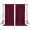 Burgundy, variant on AK TRADING CO. 10 feet x 8 feet Polyester Backdrop Drapes Curtains Panels with Rod Pockets - Wedding Ceremony Party Home Window Decorations - Black
