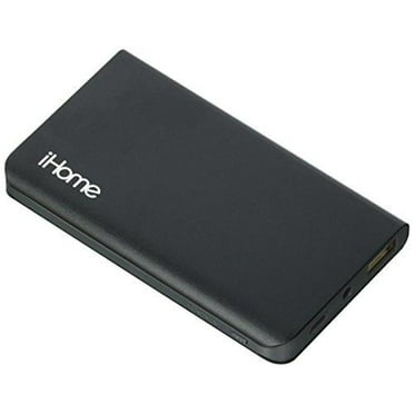 Ihome Slim Charge Duo: 3,000 Mah Slim Power Bank With 2in1 Charging Cable (Space Gray)