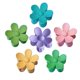thumbnail image 2 of 6 Pcs Small Acrylic Hair Claw Clips Plastic Flower Shaped Jaw Clips Non Slip Hair Clamps Barrette Hair Accessories for Women Girls Headwear, 2 of 5