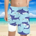thumbnail image 2 of MUXiin Boys Swim Shorts Cartoon Printed Quick Dry Breathable Beach Board Shorts Liner Compression Light Upf Summer Beach Swimwear Swimming Shorts Bathing Suit, 2 of 5