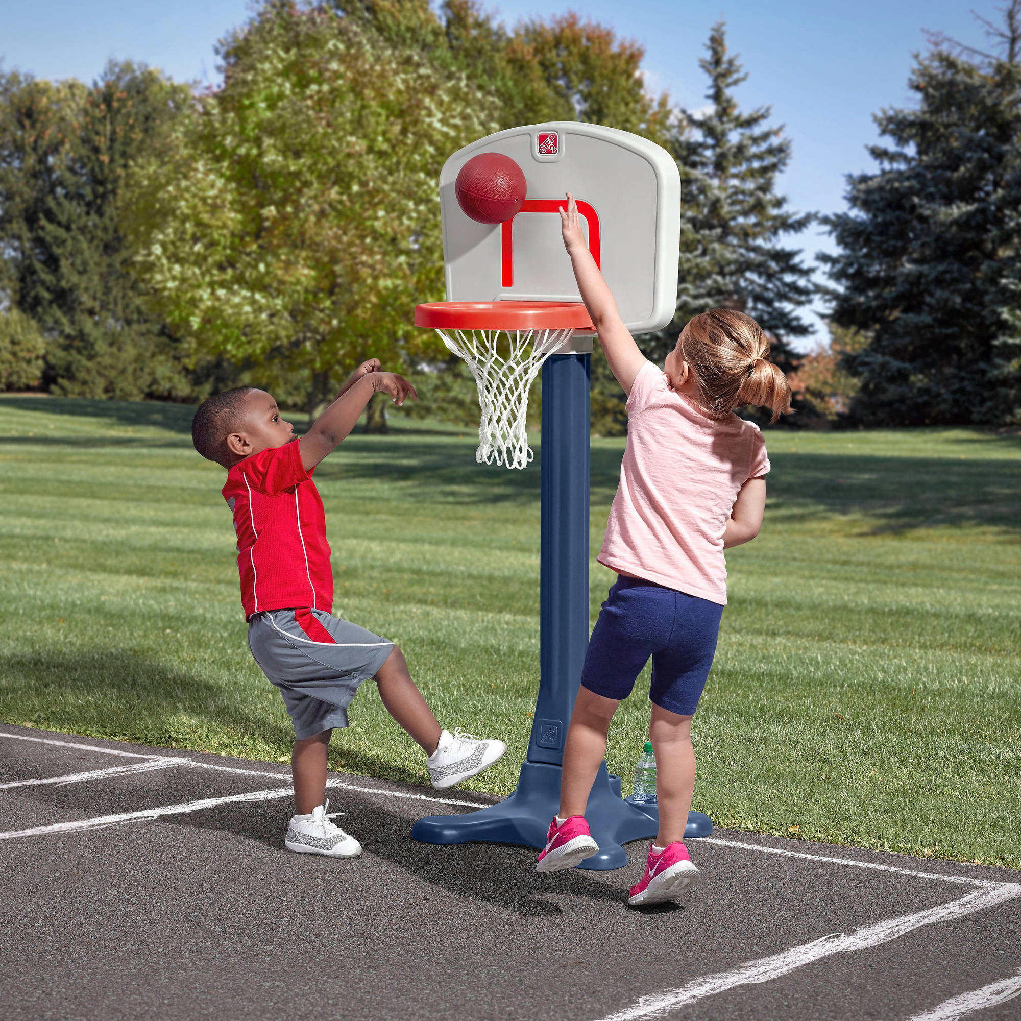 Step2 Shootin' Hoops Junior 48-inch Portable Basketball Set, Sports Toy - image 4 of 6