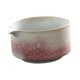 thumbnail image 3 of Cuenco de cerámica para té matcha, hecho a mano, para batir matcha con boquilla. rosa, 3 of 9